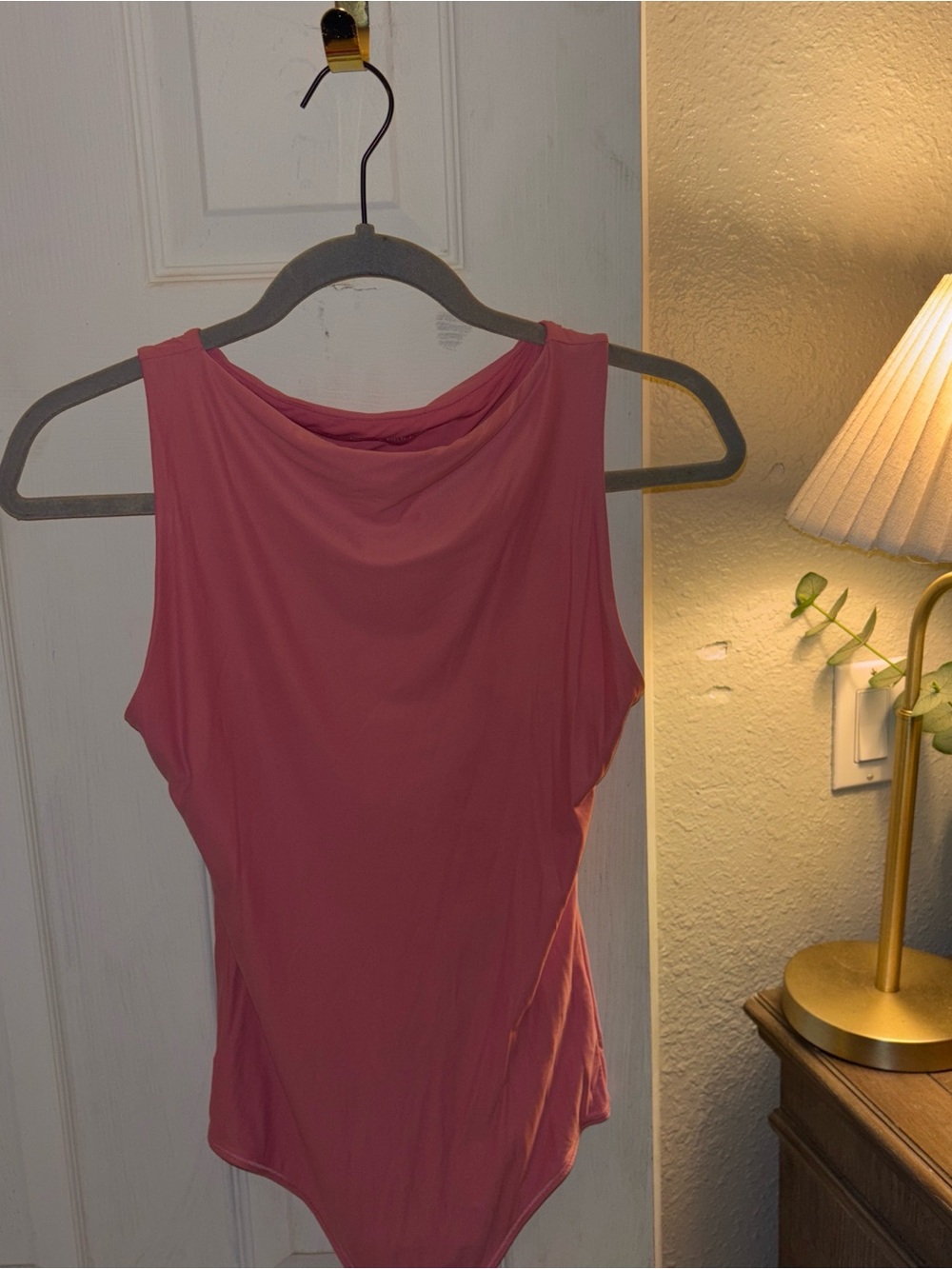 Abercrombie & Fitch Pink Strapless Bodysuit